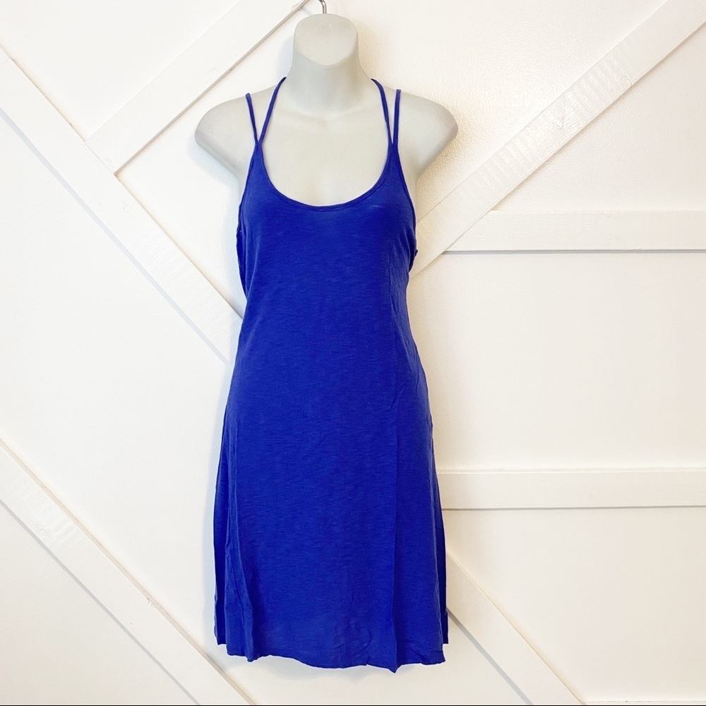 Michelle by Comune Siskiyou Sleeveless Strappy Scoop Neck Mini Dress Royal Blue